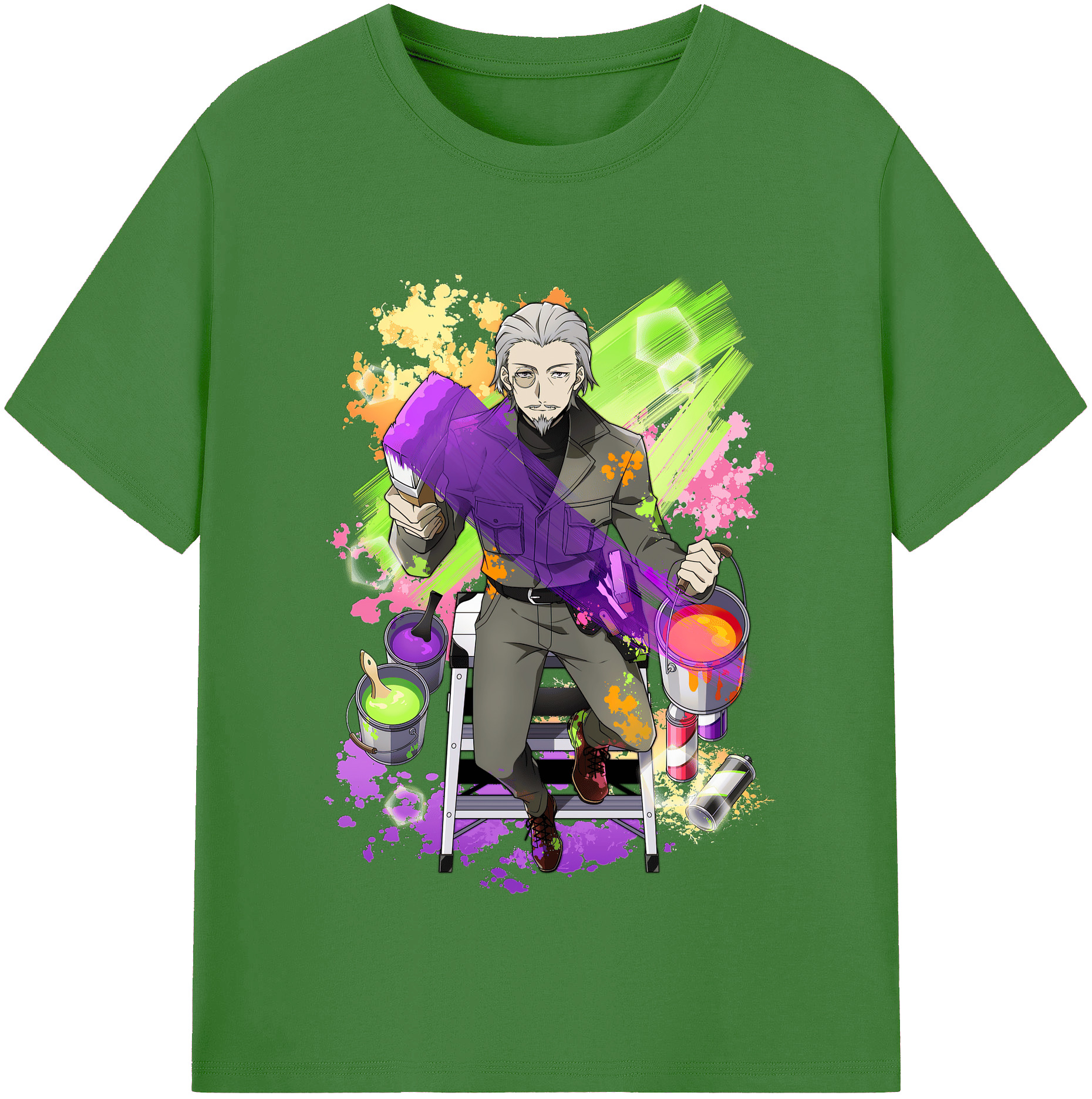 （画像用） 文豪ストレイドッグス Bungo Stray Dogs レディースカジュアルプリントTシャツ（綿100％）